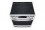 30" LG 6.3 cu ft. Capacity Smart Wi-Fi Enabled ProBake Convection Electric Slide-in Range - LSEL6337F