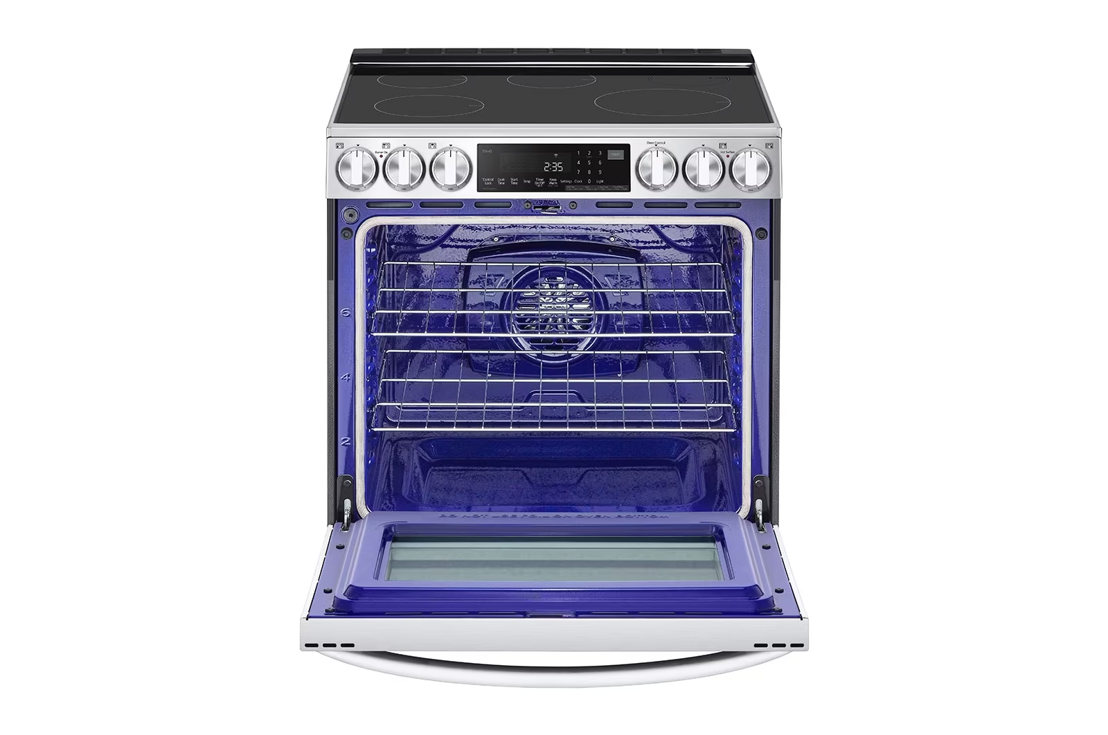 30" LG 6.3 Cu. Ft. Smart Induction Slide-in Range with InstaView ProBake Convection Air Fry and Air Sous Vide - LSIL6336F